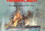 Линейный крейсер "Инвинсибл". История корабля 1909-1916 гг.
