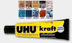 Универсальный контактный клей UHU Kraft Transparent